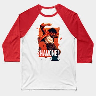 Shamone! - Feel the Rhythm - Pop Music Baseball T-Shirt